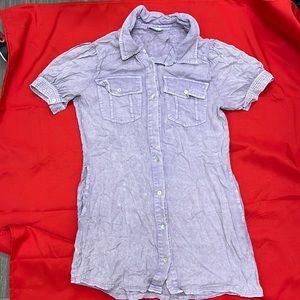 Lavender Dress Button down